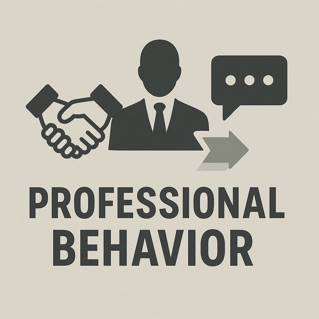 Profesional Behavior Professional Behaviour – PEOPLE MAKE HOSPITALITY